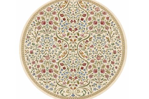 RENKLİ ÇİÇEKLER DOKUMA TABAN HALI, 594 YNG 80X80 CM