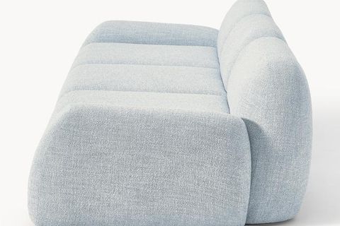 ROSE BUKLE MODÜLER ÜÇLÜ KOLTUK, AÇIK MAVİ