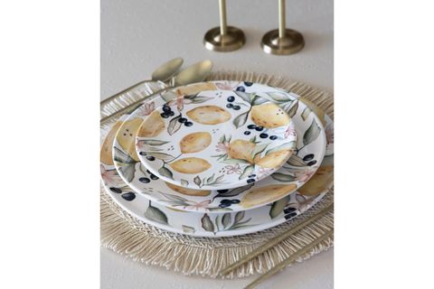 THE MİA LİMONCELLO PASTA TABAĞI 6LI SET 19 CM LMN012