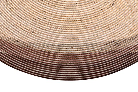 BHUMİ JÜT ÖRME HASIR KİLİM KAHVE 150X150