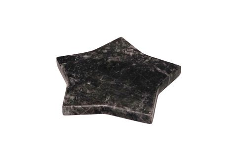 LUX & MARBLE ORION YILDIZ ŞEKLİNDE SİYAH MERMER BARDAK ALTLIĞI