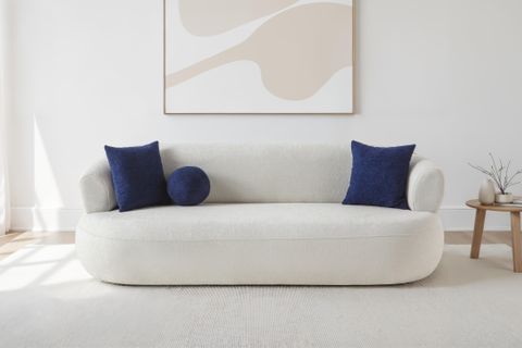 TURİN ÜÇLÜ KOLTUK, BEYAZ