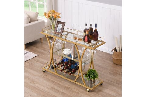 ZAİRA GOLD METAL CAM SERVİS ARABASI