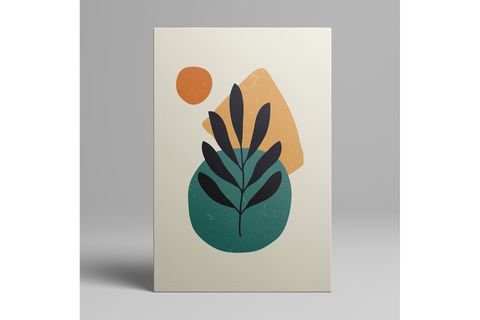 HOMEPACK SOYUT YAPRAKLAR 3 PARÇA KANVAS TABLO SETİ, 40X60, HP082