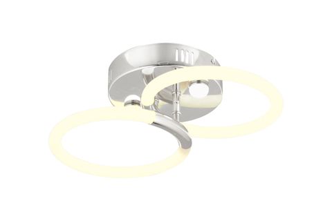 HONOS İKİLİ PLAFONYER LED AVİZE, KROM