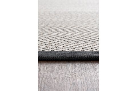 SİSALO BORDURE KREM SİYAH SİSAL HALI SİYAH BORDÜR B3421E, 200X350