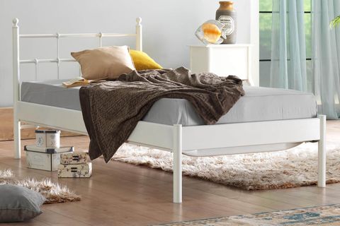 LALAS S METAL KARYOLA, BEYAZ, 90X200