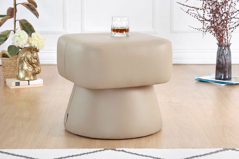 LOOSCA DERİ PUF, BEJ