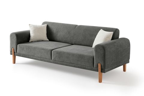 HAMBURG PLUS SIRT MEKANİZMALI ÜÇLÜ KOLTUK, ANTRASİT