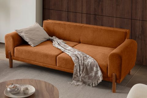 HAMBURG PLUS SIRT MEKANİZMALI ÜÇLÜ KOLTUK, TURUNCU