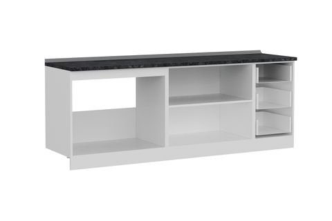 MİNAR 225 CM MUTFAK DOLABI BEYAZ 225-B2-ALT MODÜL