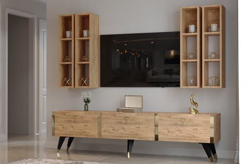 HOLM TV ÜNİTESİ, ATLANTİK ÇAM