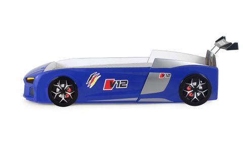 AUDİ IŞIKLI ARABALI YATAK, MAVİ, V12