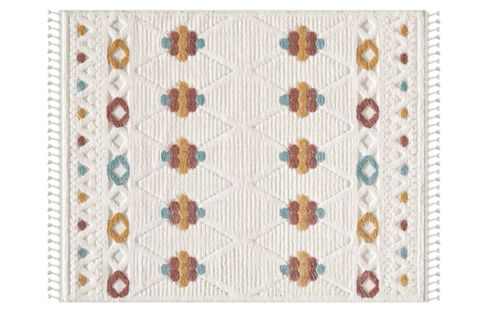 ELİT BUKLELİ MULTİ RENKLER YUMUŞAK PELUŞ POST SHAGGY SALON HALISI, 0913A, ÇOK RENKLİ, 200X290