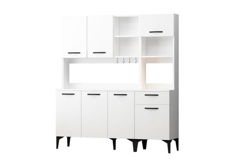 RİVA ÇOK AMAÇLI RB1 BEYAZ FIRIN BÖLMELİ AİRFRY DOLABI