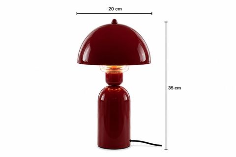 EVLİGHT ELİT ABAJUR, BORDO, 35 CM