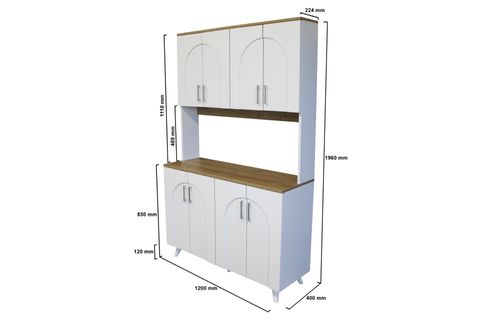 KALİRA ÇOK AMAÇLI DOLAP, 4 KAPAKLI