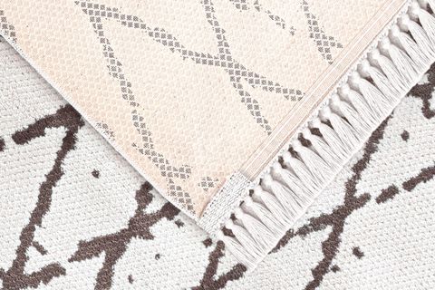 EPIC MAKİNE HALISI, BEYAZ GRİ, SOFT 6, 100X300