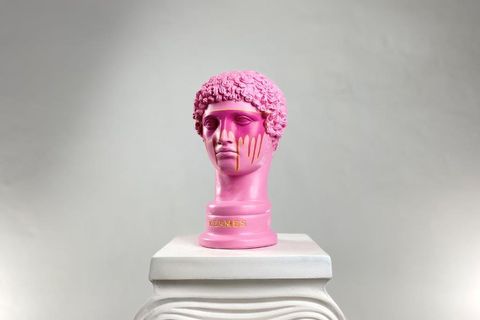 HERMES PINK SAVIOUR POP ART DEKORATİF ROMA YUNAN HEYKELLERİ