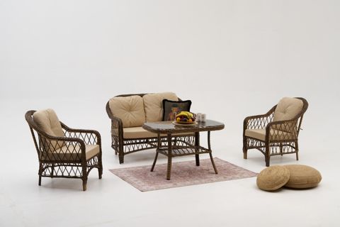 LORES İKİLİ BAHÇE TAKIMI, RATTAN