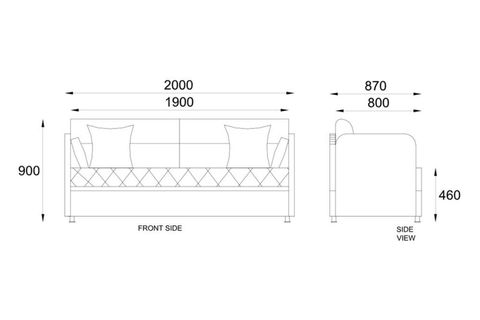 DAYBED STYLE BAZALI KOLTUK 80X190
