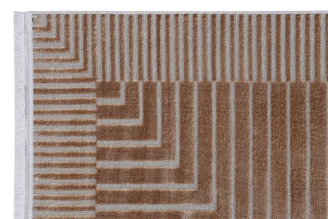 LOTUS MAKİNE HALISI, LATTE, 1, 80X300