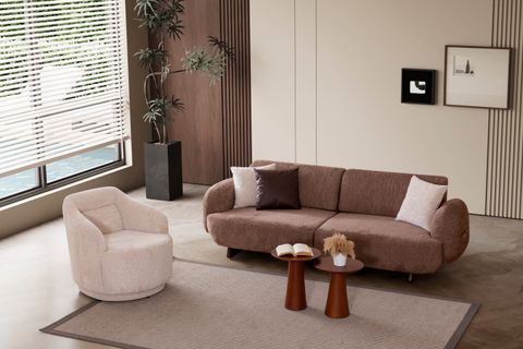 ROVA ÜÇLÜ KOLTUK, SÜTLÜ KAHVE