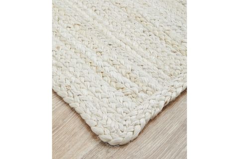 NATURA JÜT HALI 00026A, HASIR, BEYAZ, 200X290
