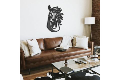 AT SİLÜETİ METAL TABLO