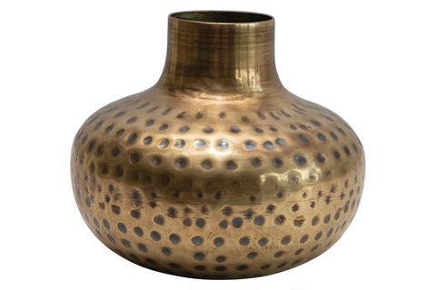 WARM DESİGN METAL ANTİK VAZO ANTİK PİRİNÇ