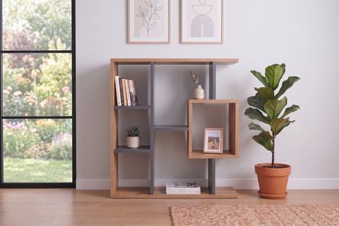 ENDA HOME YEGANE ÇİFT KULLANIMLI DUVAR RAFI ÇAM ANTRASİT