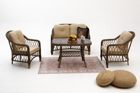 LORES İKİLİ BAHÇE TAKIMI, RATTAN