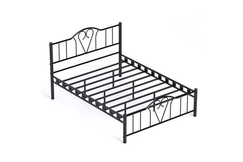 ORKİDE METAL KARYOLA, SİYAH, 140X200