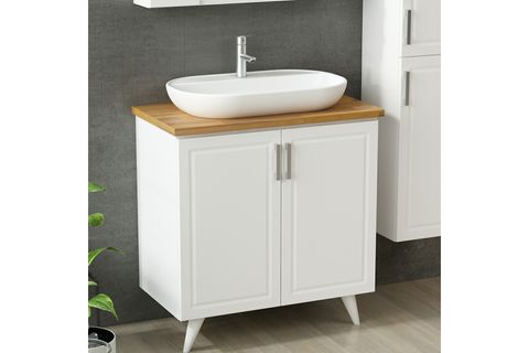 SANYA BANYO DOLABI16, BEYAZ, 85CM