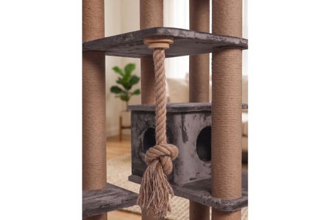 CANDY KEDİ TIRMALAMA AĞACI GRİ