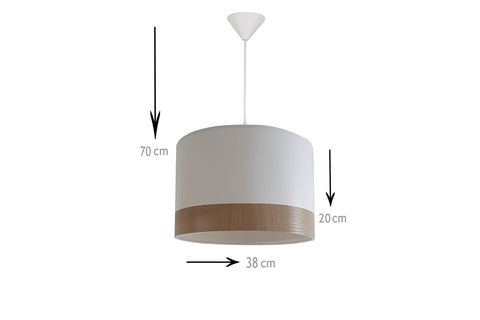 EVLİGHT ÇİFT KUŞAKLI SARKIT AVİZE