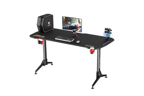 ADORE GAMİNG PROFESYONEL OYUNCU MASASI KARBON ÇELİK GÖVDE SİYAH