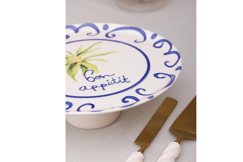 THE MİA PALMA AYAKLI SERVİS TABAĞI 10X30 CM