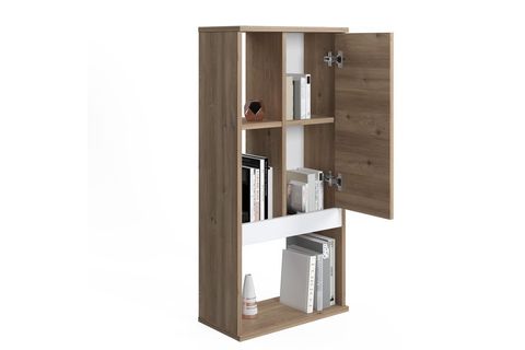 RUUM STORE BY DOĞTAŞ ZEİN KİTAPLIK KAPAKLI, MEŞE OPAK BEYAZ