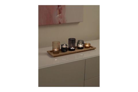 RENKLİ AHŞAP MUMLUK MODERN DEKORATİF OBJE