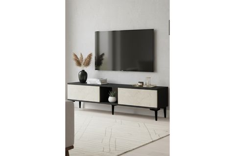 APLOS TV SEHPASI, ANTRASİT TRAVERTEN, 150 CM, TSA1599AT