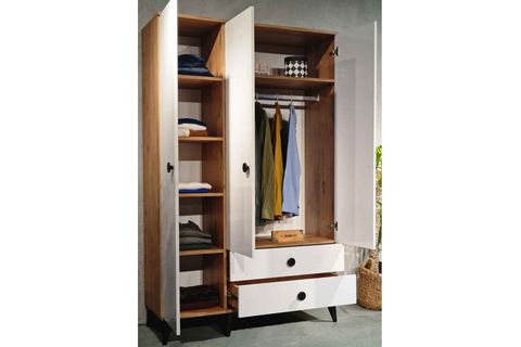 AVMPARK RONDA DOLAP, 3 KAPAKLI, ATLANTİK ÇAM BEYAZ