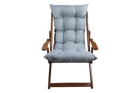 BYSAY CRESCENT KOLLU ŞEZLONG, CEVİZ GRİ