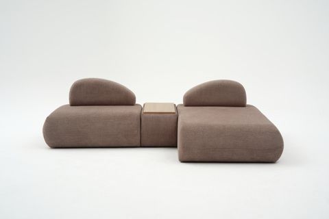 LİVA KÖŞE KOLTUK, UZANMALI SEHPALI, GRİ