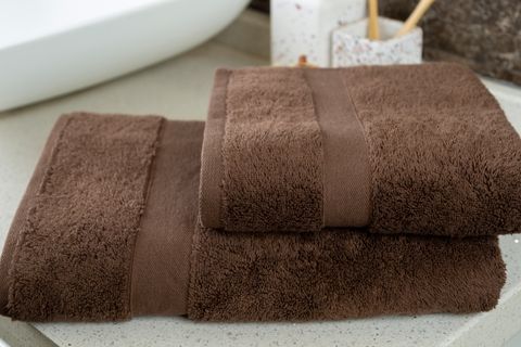 IRYA LUXE YÜZ HAVLUSU , ACI KAHVE, 50X90