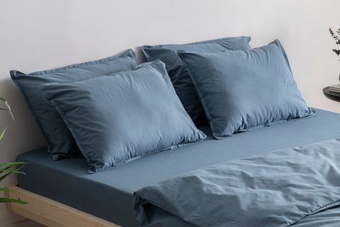 LUNA SİMPLY COLORS İKİLİ YASTIK KILIFI,İNDİGO