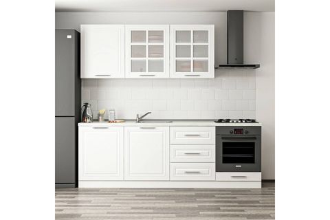MİNAR 240 CM MEBRAN C MUTFAK DOLABI BEYAZ 240-MCB3