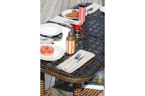 PAVİA RATTAN İKİLİ BAHÇE MOBİLYASI, KAHVERENGİ