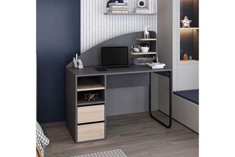 MİREL ÇALIŞMA MASASI, ANTRASİT DERİN SEPET