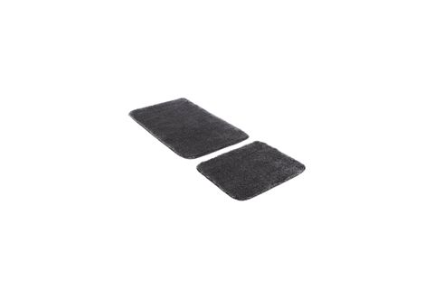 SEGURA PELUŞ KAYDIRMAZ TABAN İKİLİ BANYO PASPASI, ANTRASİT, 60X100-50X60